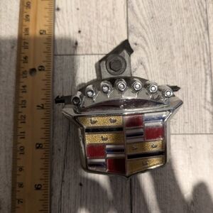 Cadillac Silver and Gold Car Emblem